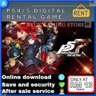 [PS4/5 game]Persona 5 Royal/Rental Game/Genuine Activation/Playstation/7 Days