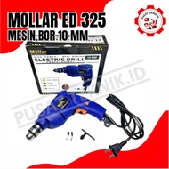 Bor Tangan 10mm Mollar ED 325/Electric Drill 10mm/Bor Baja Ringan No.1