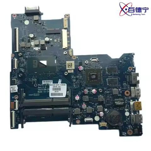 For HP 15-AC 250 G4 Laptop Motherboard LA-C921P Notebook Mainboard with I5-6200U I7-6500U CPU R5 M33