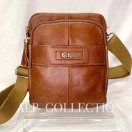 Kickers Sling Bag Pouch Bag Leather Attach With Belt (2 in 1) KIC-S 78332