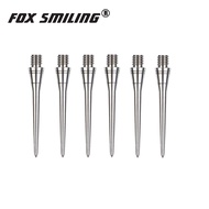 Fox Smiling 3/6pcs Dart Pin Steel Tip Point Replaceable Dart Needle 2BA Screw Changeable Dart Pin Ac