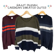 (Option 7) Thick and Cool Oversized Knitted Sweater Cardigan