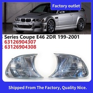 Clear Marker Signal Blinker Corner Parking Light Lamp for - E46 3 Series Coupe 1999-2001 63126904307
