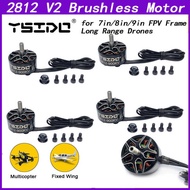 YSIDO 2812 V2 900Kv/1115Kv 3-6S Brushless For RC Multirotor Airplane 7" 8" 9" FPV Long Range Drones