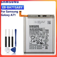 แบตเตอรี่  แท้ Samsung Galaxy A71 SM-A7160  Batteries 4500mAh Battery EB-BA715ABY  แบตเตอรี่รับประกั