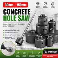 TCT Concrete Hole Saw 30mm - 150mm Core Cutter SDS Drill Bit Hole Cutter Tool for Concrete Bricks Ai