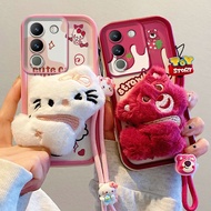 Ready Stock Phone Case Realme C100 C100i C100x 5G 4G Soft Casing Cute Painted Plush Cartoon with Dol