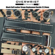 สายนาฬิการุ่น Calf Leather Straps Deployment Style 22 และ 24mm