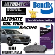 Bendix Ultimate Front  Rear  Brake Pad - Honda Accord CV1/TVA 1.5T DB1206 ULT DB2610 ULT