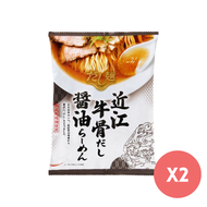 TABETE - [日本直送] だし麺 近江牛骨醬油湯拉麵 x2 #平行進口(新舊包裝隨機派送)