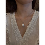 Unique Baroque Pearl Snake Chain Necklace