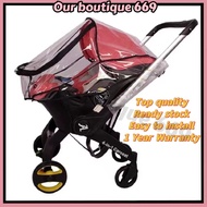 Baby carriage rain cover, car seat accessories, doona baby carriage rain cover PVC breathable double