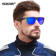 K D E AM Square Colorful Driving Sunglasses Men Polarized Eye Outdoor Sports Sun 1 5 6