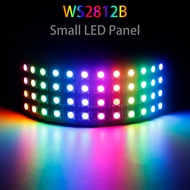 4X12 Pixels WS2812B LED Digital Flexible Individually Addressable Panel Light WS2812IC SMD 5050 RGB 
