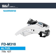 SHIMANO ALTUS FD-M310-6 Front Derailleur (66-69 Degrees) Top Swing [34222422] [Flywheel Bicycle]