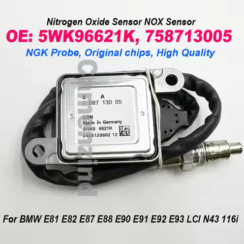 5WK96621K 758713005 High Quality For NGK Probe Nox Sensor For BMW E81 E82 E87 E88 E90 E91 E92 E93 LC