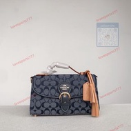 C8513 Kleo Tnp Handie Kleo 香布雷牛仔色系， 經典 長肩帶可以拆卸調節  Size：24139Coach 蔻馳