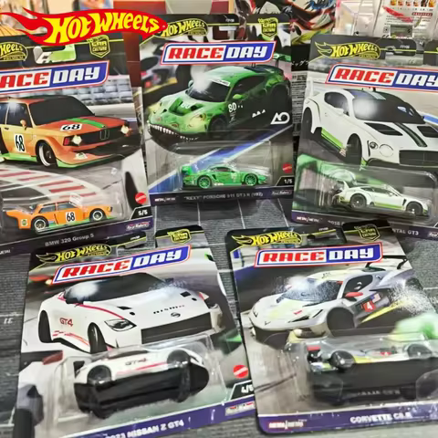 In Stock Hot Wheels FPY86 Car Culture - Race Day (D) Porsche Bmw Nissan Premium Diecast Vehicle Mode