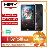 New HiBy R6III 2025 / R6 Gen 3 Android 12 Music Player MP3 USB DAC HIFI WiFi Bluetooth 5.0 CS43198 *