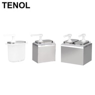 TENOL Sauce Pump Dispenser 2 L Commercial Use Syrups Fructose Pressure Bottle