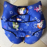 C-shaped pillow set with elephant ear pillow