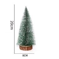 Pohon Natal Mini Meja Pohon Natal Mini Christmas Tree Snowy Salju Dekorasi Natal Pajangan Hiasan Chr
