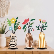 Creative Dopamine UV Printing Art Vase Decoration Gardening Living Room Bedroom Decoration Decoratio