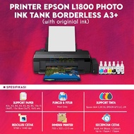 EPSN Printer L1800 Print A3+ GARANSI RESMI A3 INFUS SUPPOR T DTF DTG