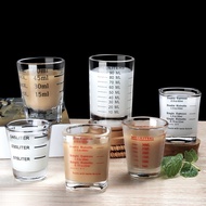 Espresso measuring glass cup 30 60 90ml