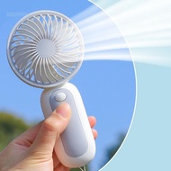 【3C】 Plastic Handheld Fan Use 2 LR03 3A Batteries For Summer Heat Indoors Outdoors