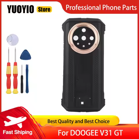 Battery Case Protective Battery Case Back Cover For DOOGEE V31GT Smart Phone 3M Adhesive Replacement