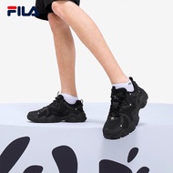 FILA斐乐官方 FLUID猫爪鞋 老爹鞋男 新款休闲鞋复古男鞋 【猫爪四代】黑-BK 41