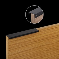 Invisible Aluminum Kitchen Cabinet Handle Cupboard Hidden Finger Edge Pull Concealed Furniture Handles
