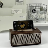 Birthday Gift for Girls Practical Wooden Vintage Audio Bluetooth Old-Fashioned Wireless Speaker Small Radio Large Volume