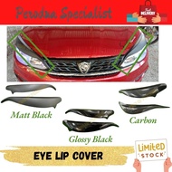 Proton Saga 2016 - 2024 Headlamp Head Light Cover Eyebrow Eye lid Cover