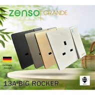 ZENSO switch - Grande White /Gold/ Hairline Black/Galaxy Black Switch SuisRumah Lampu Grande Comb (1