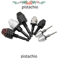 PISTACHIO Drill Chuck Adapter, Alloy Hex / Round Shank Keyless Drill Chuck,  Chuck for Mini Screwdri