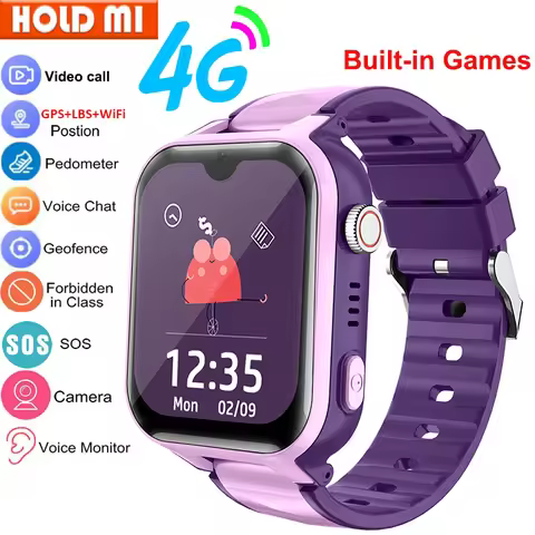Kids Smart Watch Baby 4G GPS WIFI Tracker Location Games Voice Chat HD Video Call Phone Smartwatch C