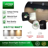 MR16 3W 5W 7W 12W LED Ceiling Spotlight Downlight Replaceable Bulb for Home, Shop, Cafe