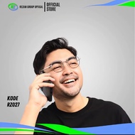REZAM GROUP OPTICAL - Photochromic Anti-Radiation Round Eyeglass Frame - Sturdy - Rz027