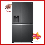 ตู้เย็น SIDE BY SIDE LG GC-J257CQES 22.4 คิว สีดำSIDE-BY-SIDE REFRIGERATOR LG GC-J257CQES 22.4Q BLACK **ของแท้100%**