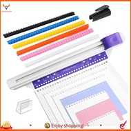 【pwlydc1g】30 Hole Punch Binding Machine, Hand Push Loose Leaf Hole Punch, A4 A5 A6 A7 B5 B6 B7 Book 