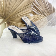 Alena Navy 10cm Wedding Shoes