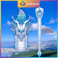 White Dragon Kite Chinese Kite Easy To Fly Plastic Ribs Ultra Lightweight Love To Fly Kites Toys