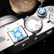 Sakura Camera Hot Shoe Cover For Fujifilm X100V XT30 X100VI Camera Shutter Button For Sony A7M4 A630