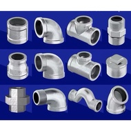 GI Pipe Fittings Galvanized For Plumbing Work -Nipple,Elbow.Couplin,Reducer,Tee..