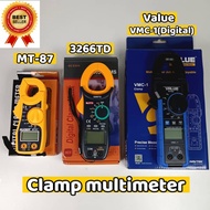 Electrician Multimeter Tester Voltage Digital Clamp 3266TD/Value VMC-1 Capacitance AC DC AmP Meter O