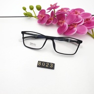 frame kacamata 8023 TR90  lensa bawaan pabrik pria wanita