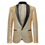 Performance Dress Men's Sequin Suit Suit Nightclub Men's Clothing Host 11.16