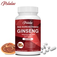 RED KOREAN PANAX GINSENG | 12:1 Concentrated Extract to Support Workout Recovery, Support Strength and Vitality, 120 Vegetarian Capsules